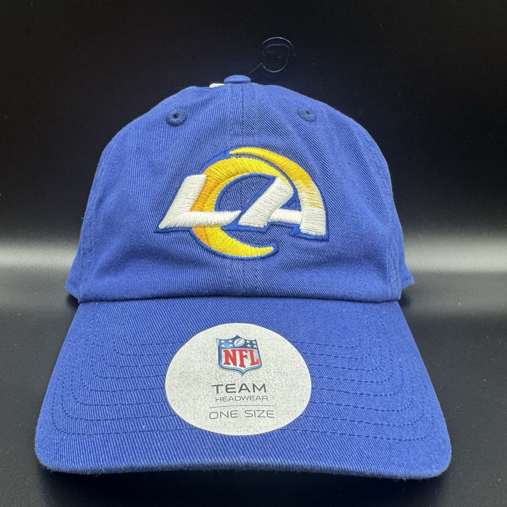 NFL Team Los Angeles Rams Embroidered Adjustable DaD Hat LA Rams NWT VTG Style